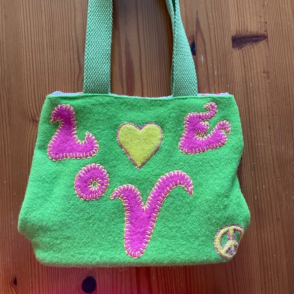 Past Times Vintage Inspired Wool Shoulder Bag - Picture 2 of 7